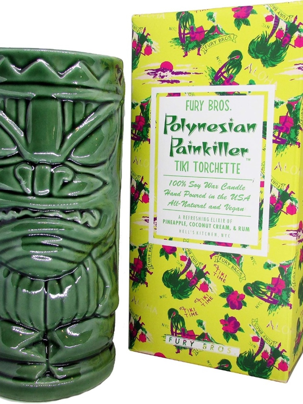New TIKI TORCHETTE Polynesian Painkiller Candle